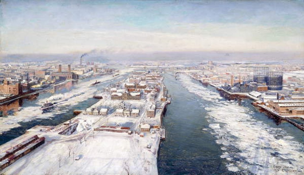 Detail of North View Queensboro Bridge by Sebastian Cruset