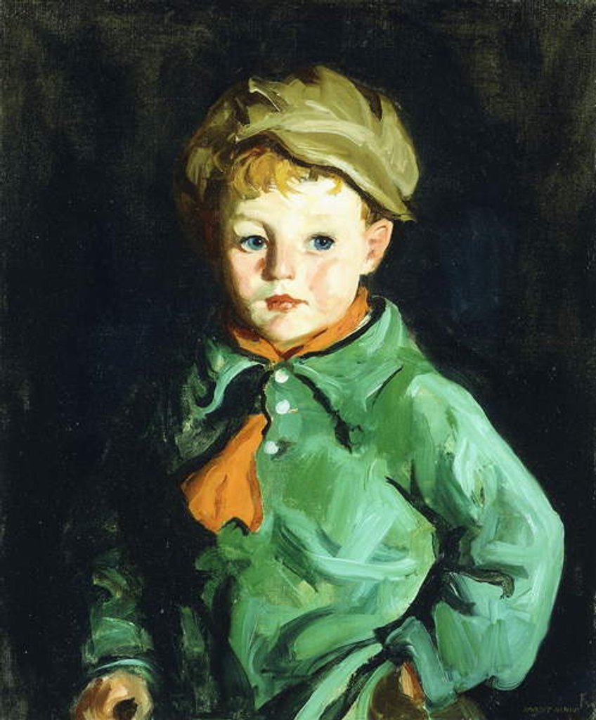 Detail of Skipper Mick, 1924 by Robert Cozad Henri