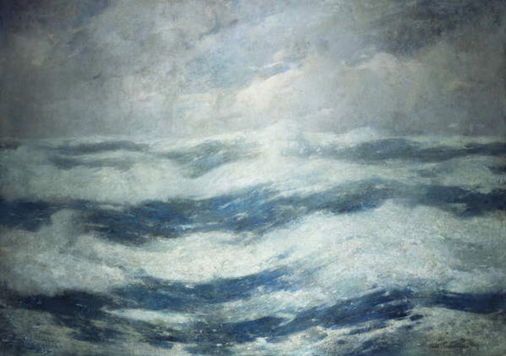 Detail of The Sky and The Ocean, 1913 by Emil Carlsen