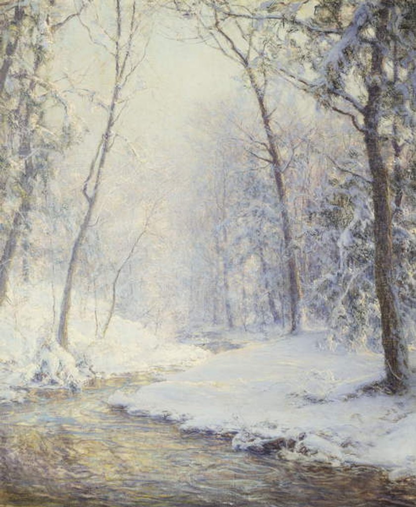 Detail of Early Snow by Walter Launt Palmer
