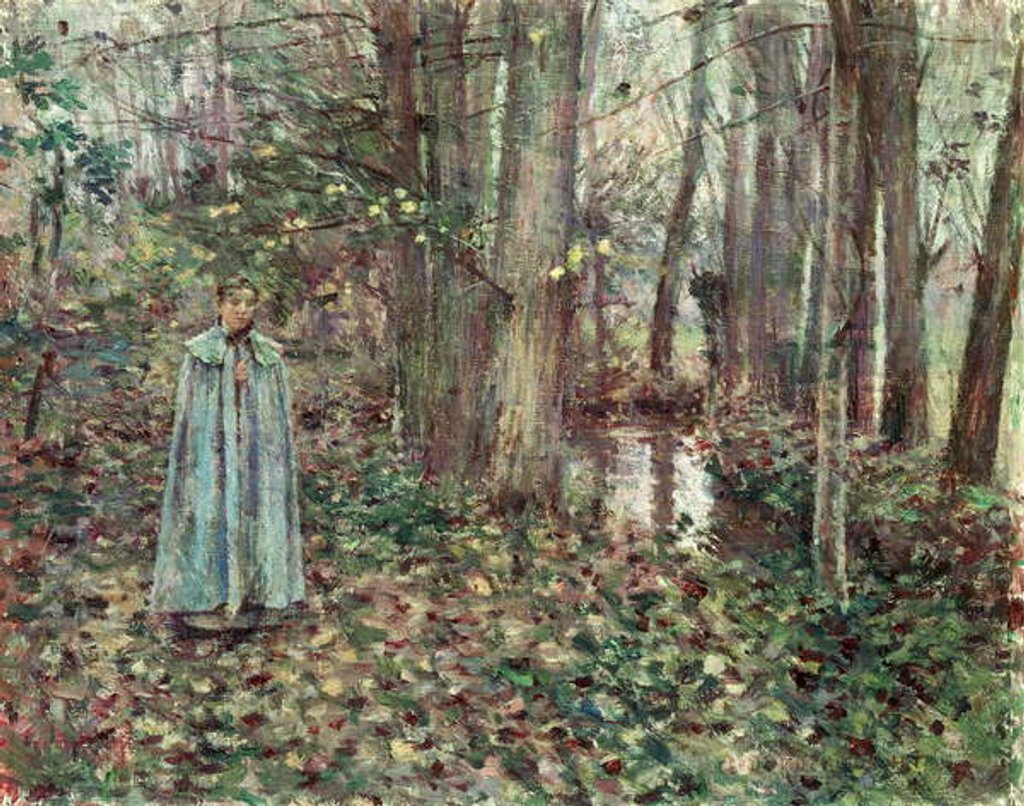 Detail of November, 1892 by Theodore Robinson