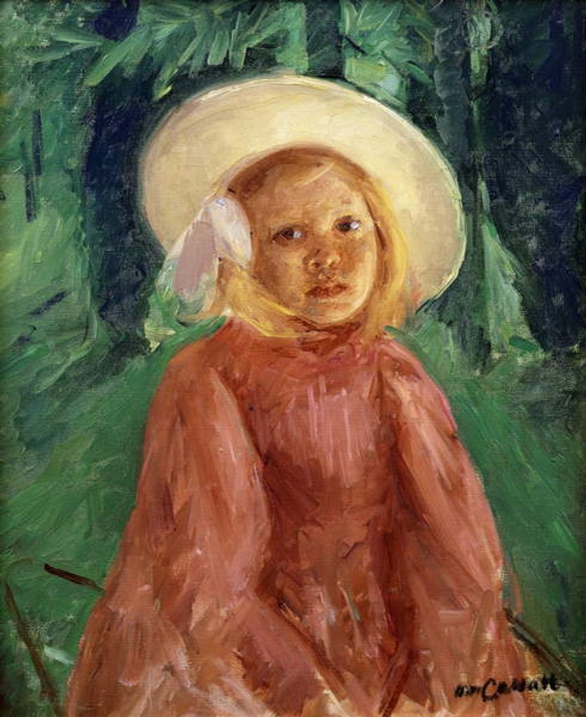 Detail of Little Girl in a Redcurrant Dress, 1912 by Mary Stevenson Cassatt