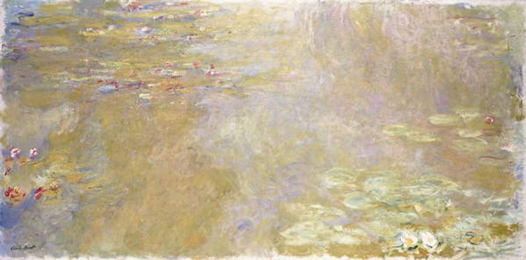 Detail of Waterlily Pond, c.1917-1919 by Claude Monet