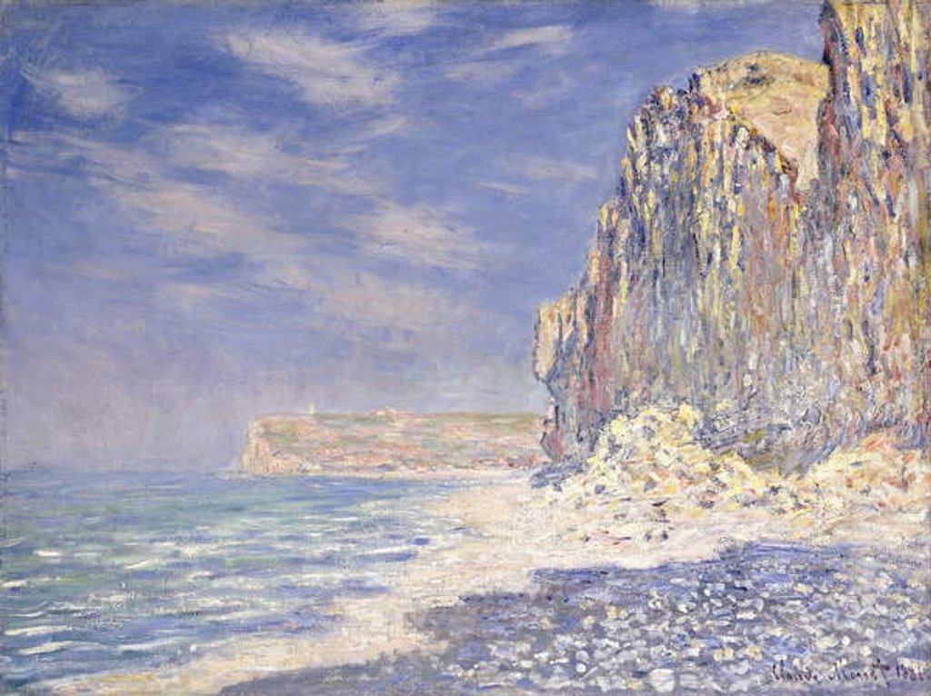 Detail of Cliffs near Fecamp, 1881 by Claude Monet