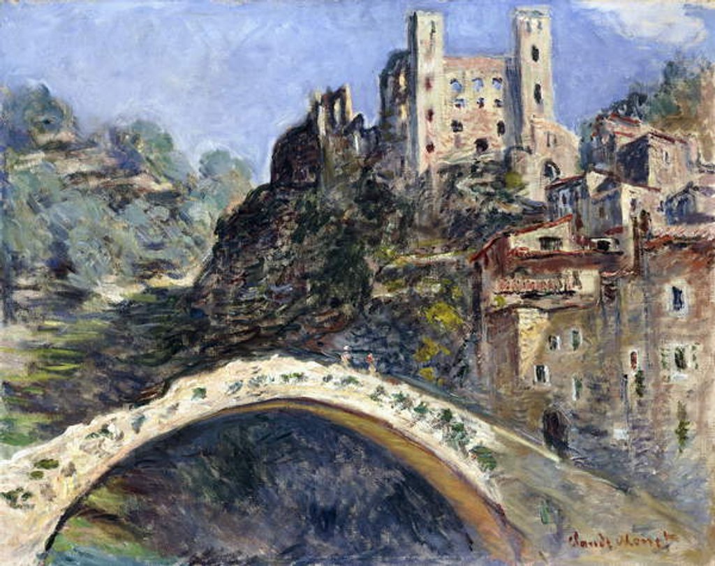 Detail of Dolceacqua, 1884 by Claude Monet