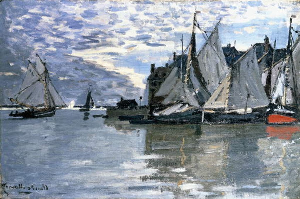 Detail of Sailing Boats, c.1864-1866 by Claude Monet
