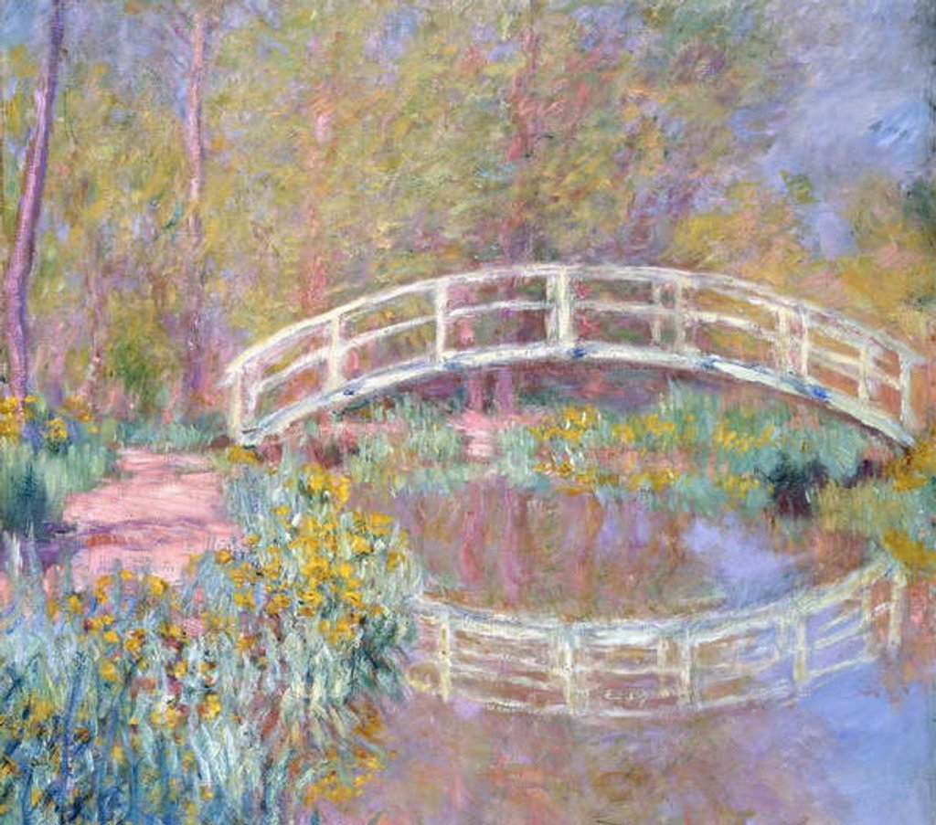 Detail of Bridge in Monet's Garden, 1895-96 by Claude Monet
