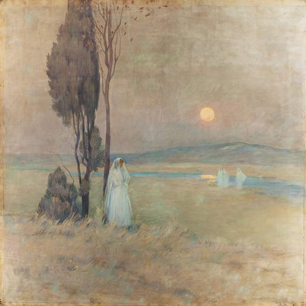 Detail of The Communion, 1893 by Henri Eugene Augustin Le Sidaner