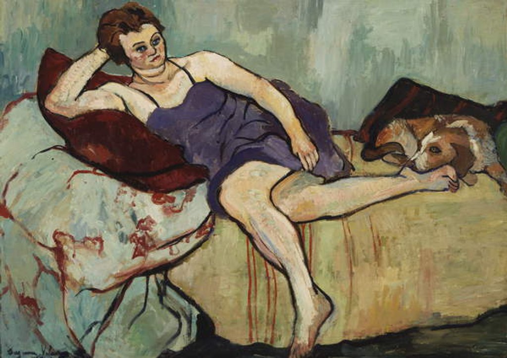 Detail of Marie Coca with Arbi, 1927 by Marie Clementine Valadon
