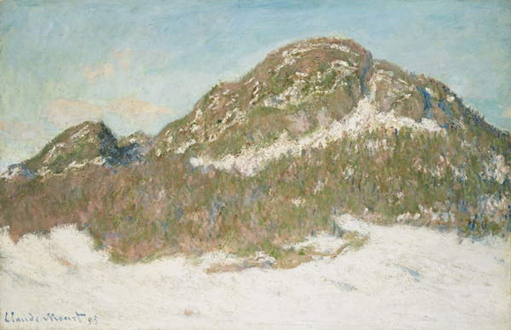 Detail of Mount Kolsaas, Sunlight Effect, 1895 by Claude Monet