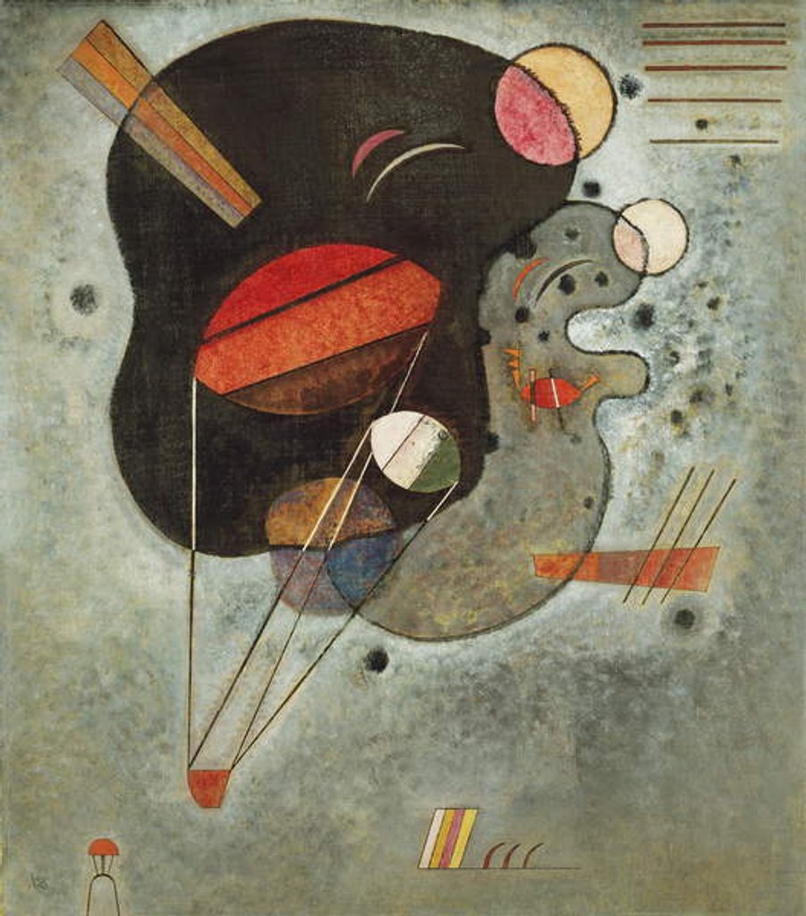 Detail of Hovering Print, 1931 by Wassily Kandinsky