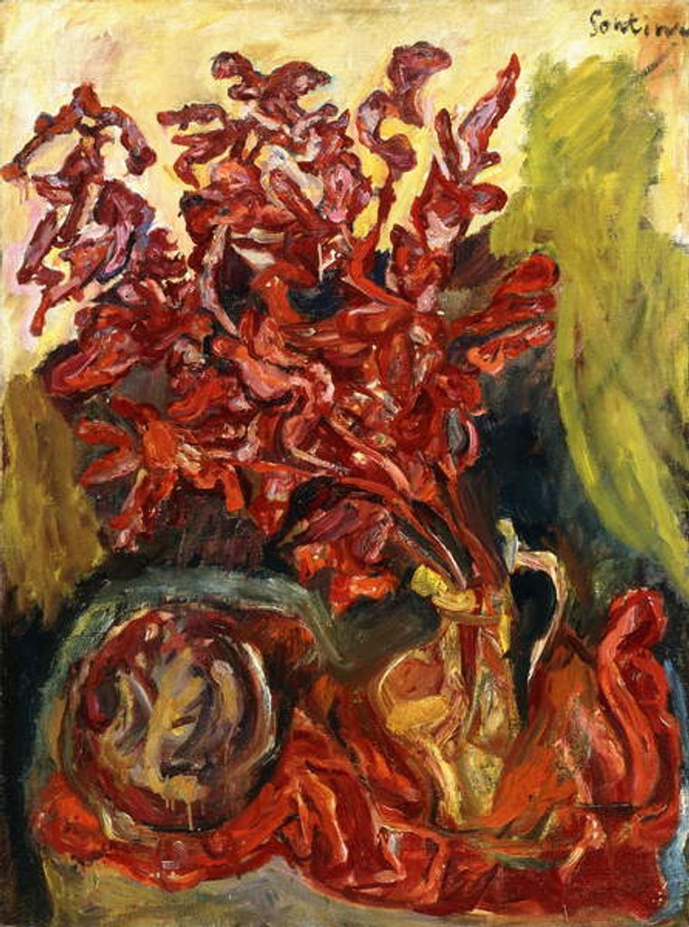 Detail of The Gladiolus, c.1919 by Chaim Soutine