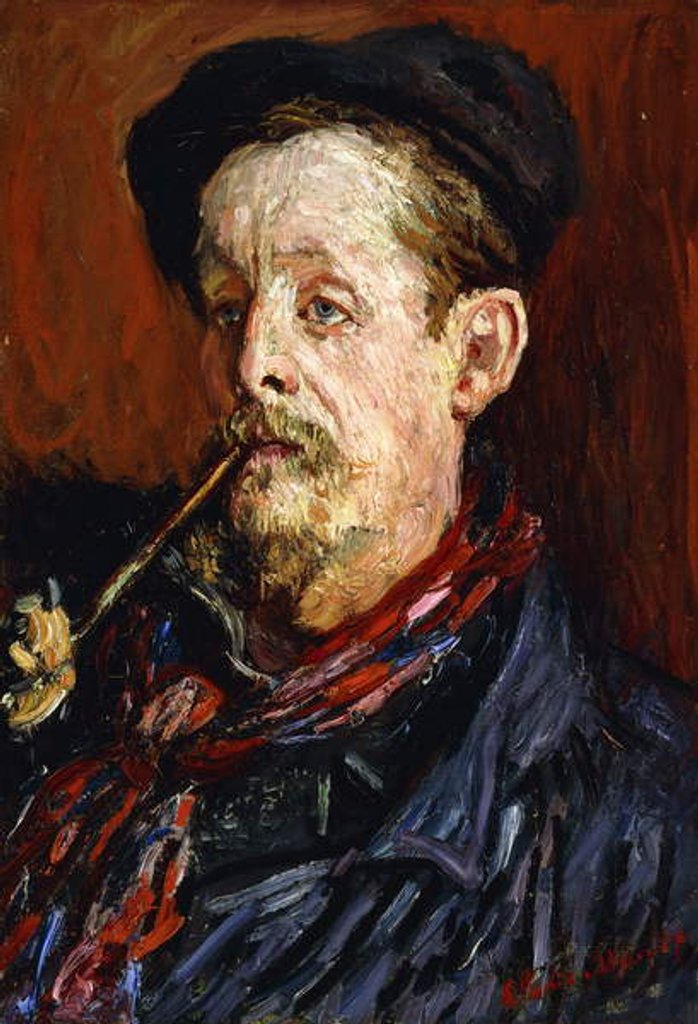 Detail of Portrait of Leon Peltier, 1879 by Claude Monet