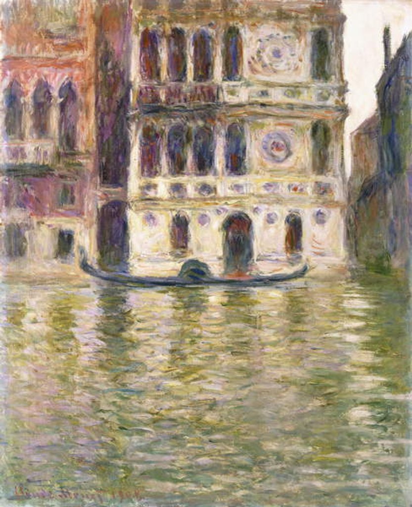 Detail of The Palazzo Dario, 1908 by Claude Monet