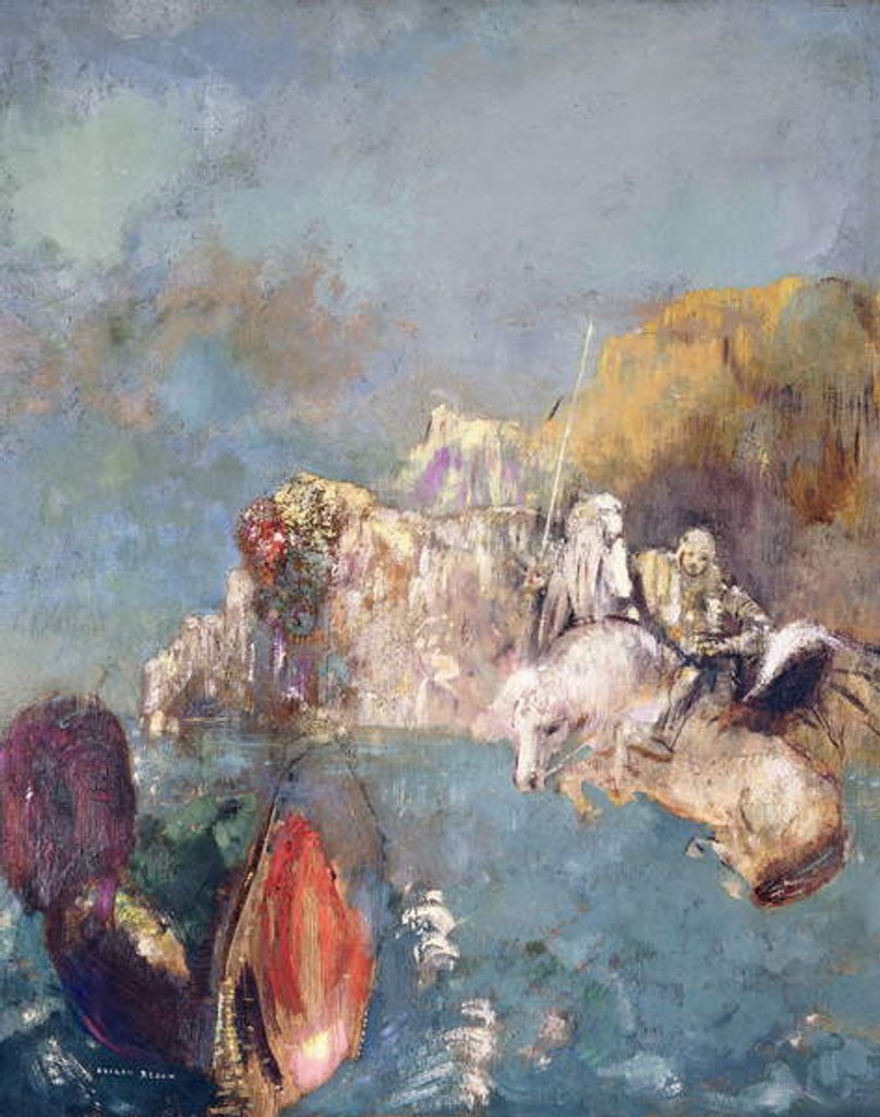 Detail of Saint George and the Dragon, 1909-1910 by Odilon Redon