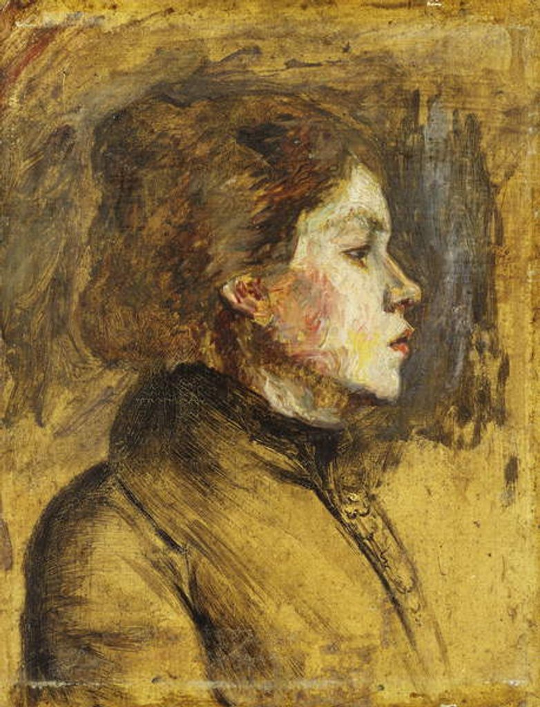 Detail of Head of a Woman, 1899 by Henri de Toulouse-Lautrec
