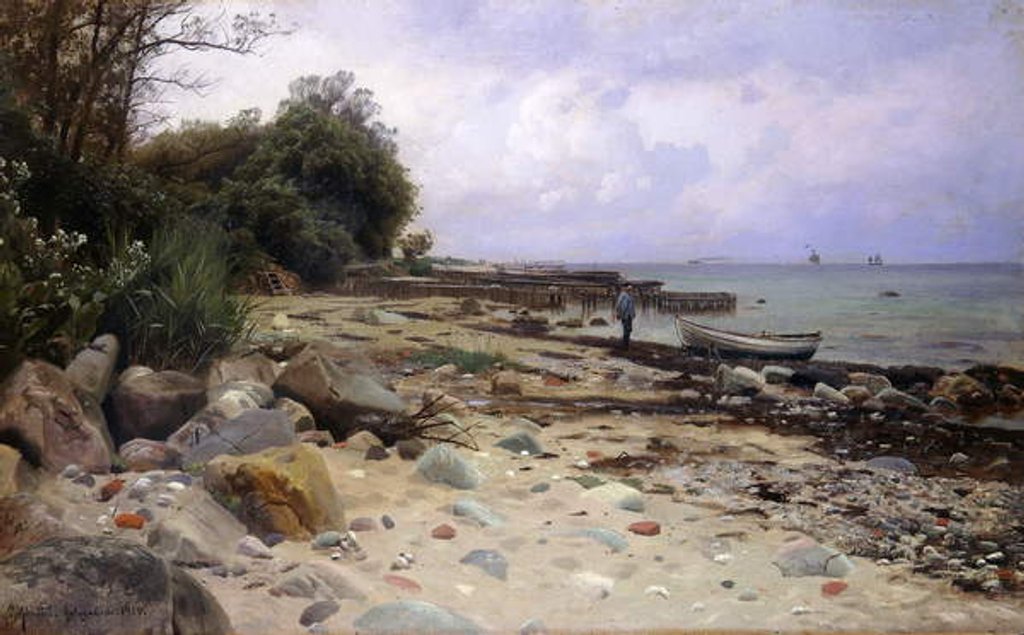 Detail of Looking Out to Sea, 1919 by Peder Monsted