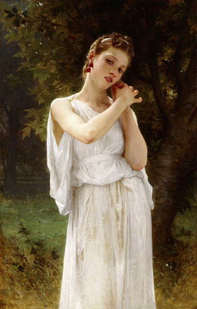 Detail of Earrings, 1891 by William-Adolphe Bouguereau