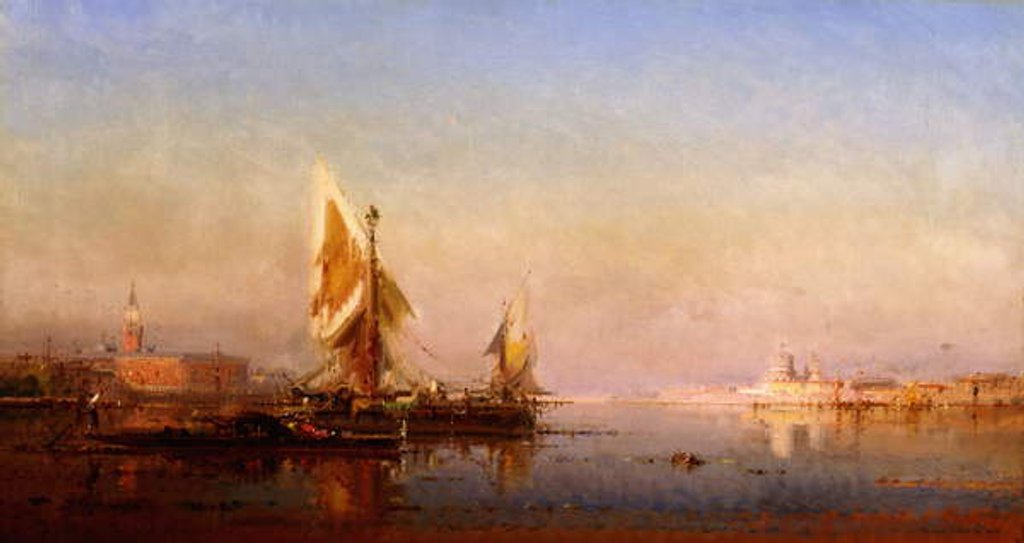 Detail of Il Bacino, Venice by Henri Duvieux