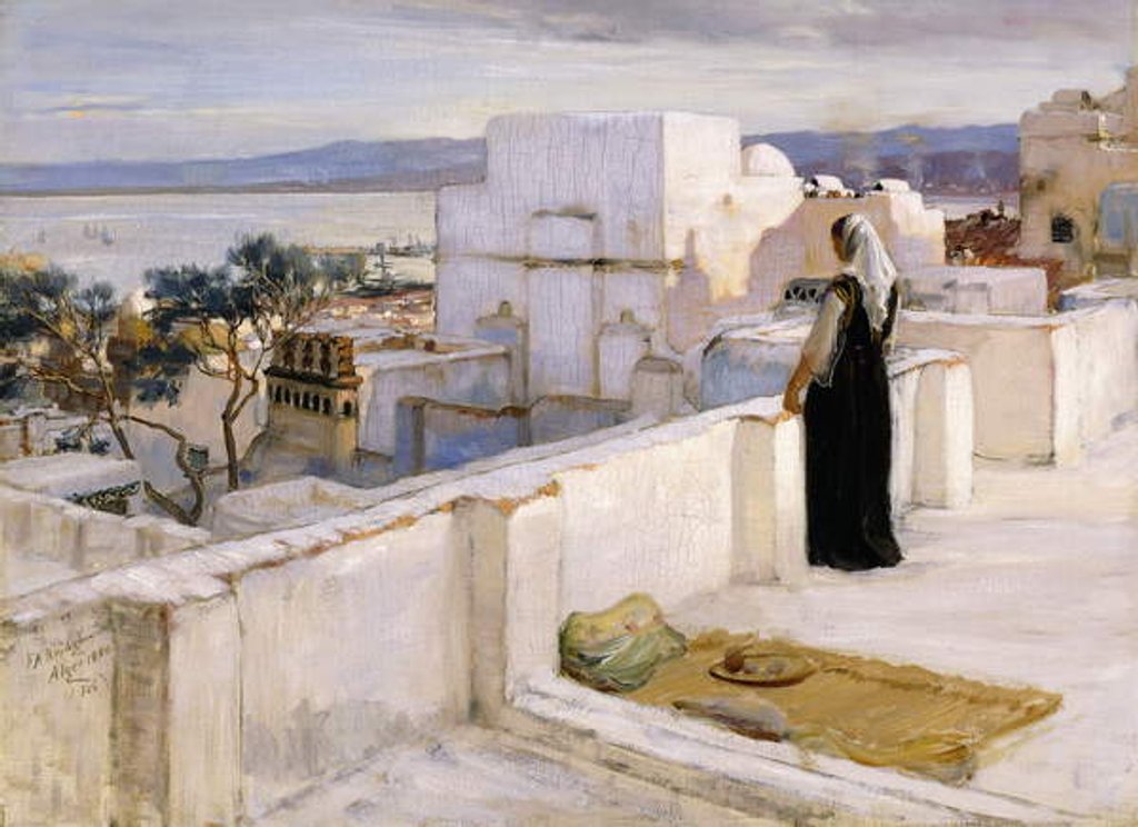 Detail of Algiers, 1886 by Frederick Arthur Bridgman