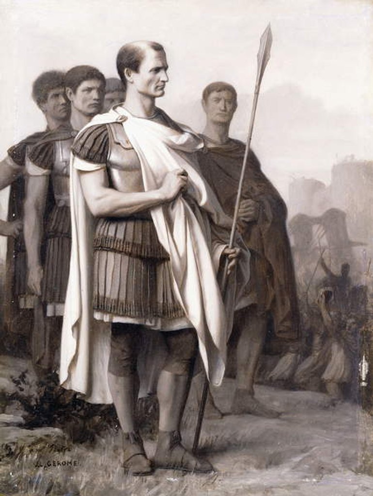 Detail of Julius Caesar and his Staff by Jean Leon Gerome