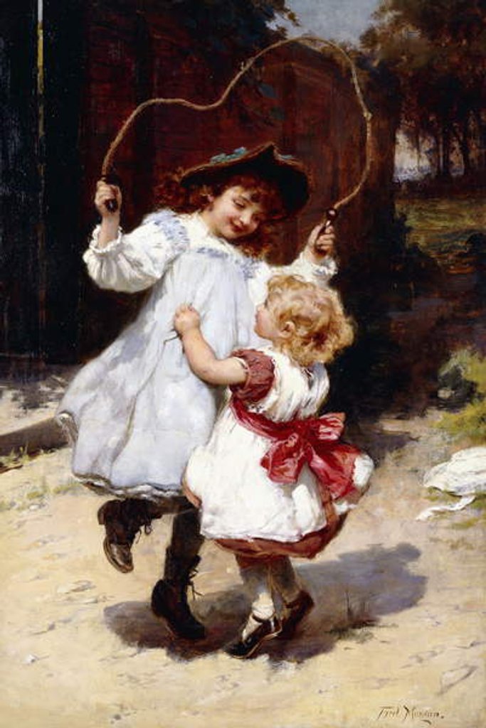 Detail of Skipping, c.1896 by Frederick Morgan