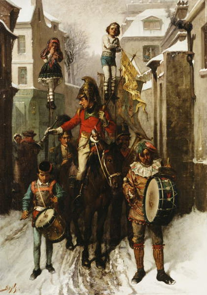 Detail of The Circus by Pierre Marie Beyle