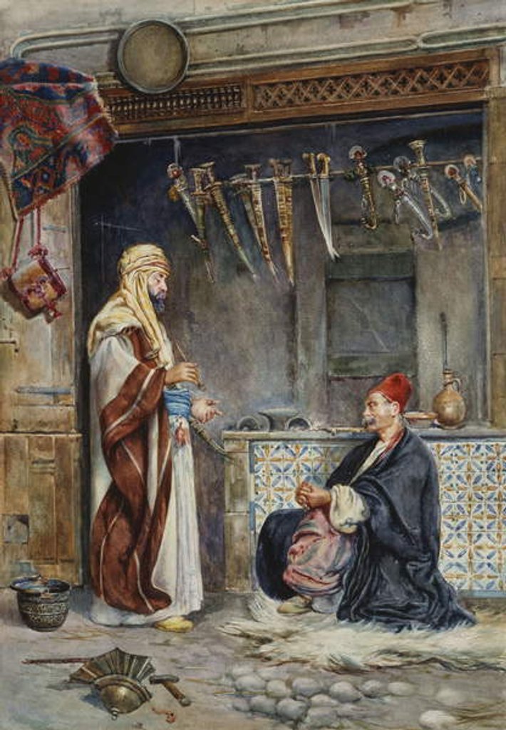 Detail of The Arms Maker by Antonia Maria de Reyna Manescau