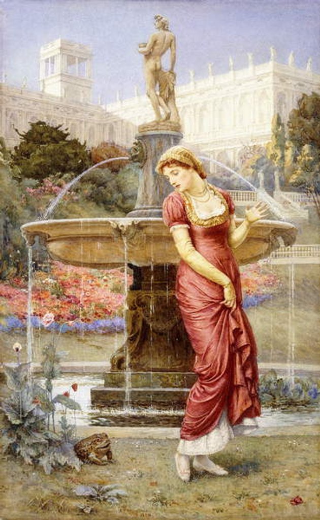Detail of The Frog-Prince, 1880 by Edward Frederick Brewtnall