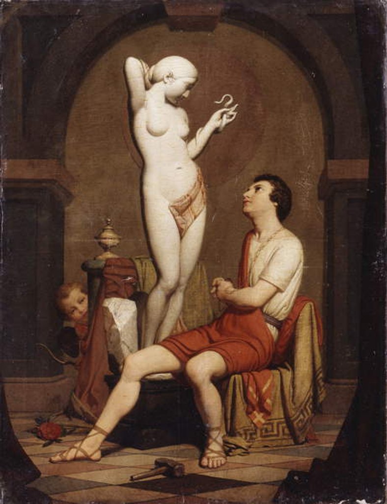 Detail of Pygmalion, 1851 by French School