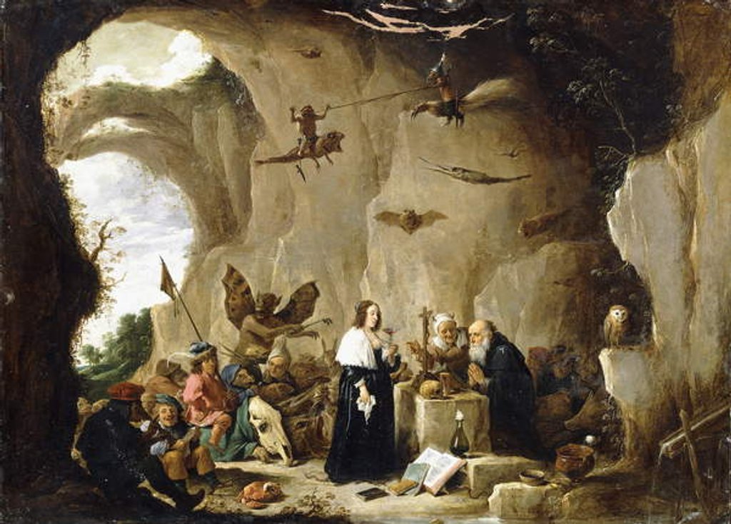 Detail of The Temptation of Saint Anthony by David the Younger Teniers