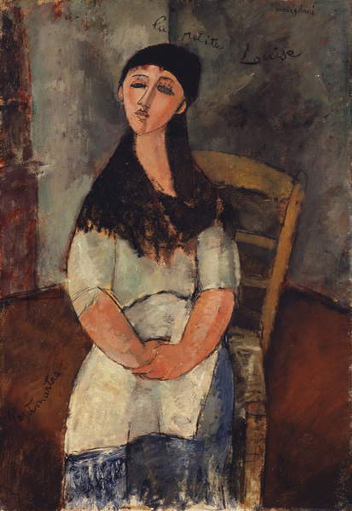 Detail of Little Louise, 1915 by Amedeo Modigliani