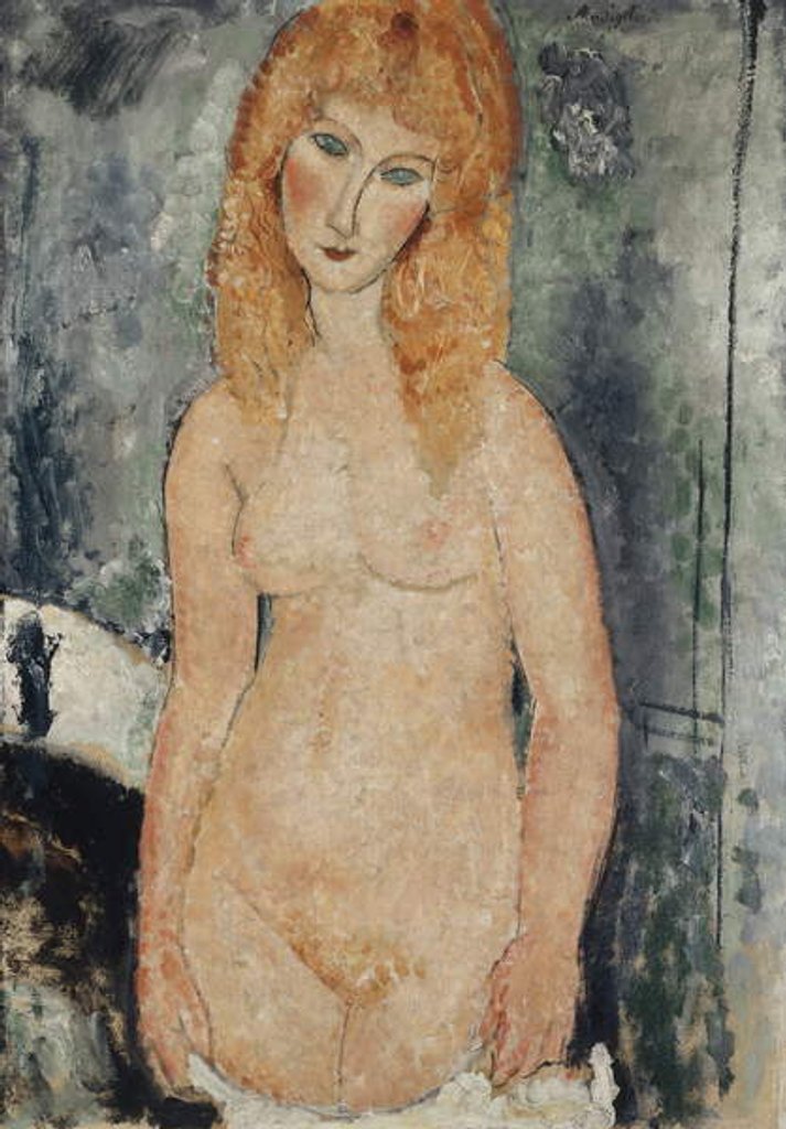 Detail of Nude Standing, c.1917-18 by Amedeo Modigliani