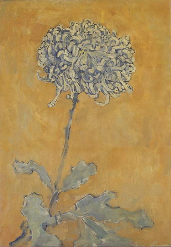 Detail of Chrysanthemum by Piet Mondrian