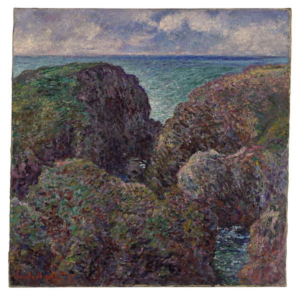 Detail of Group of Rocks at Port-Goulphar, 1887 by Claude Monet