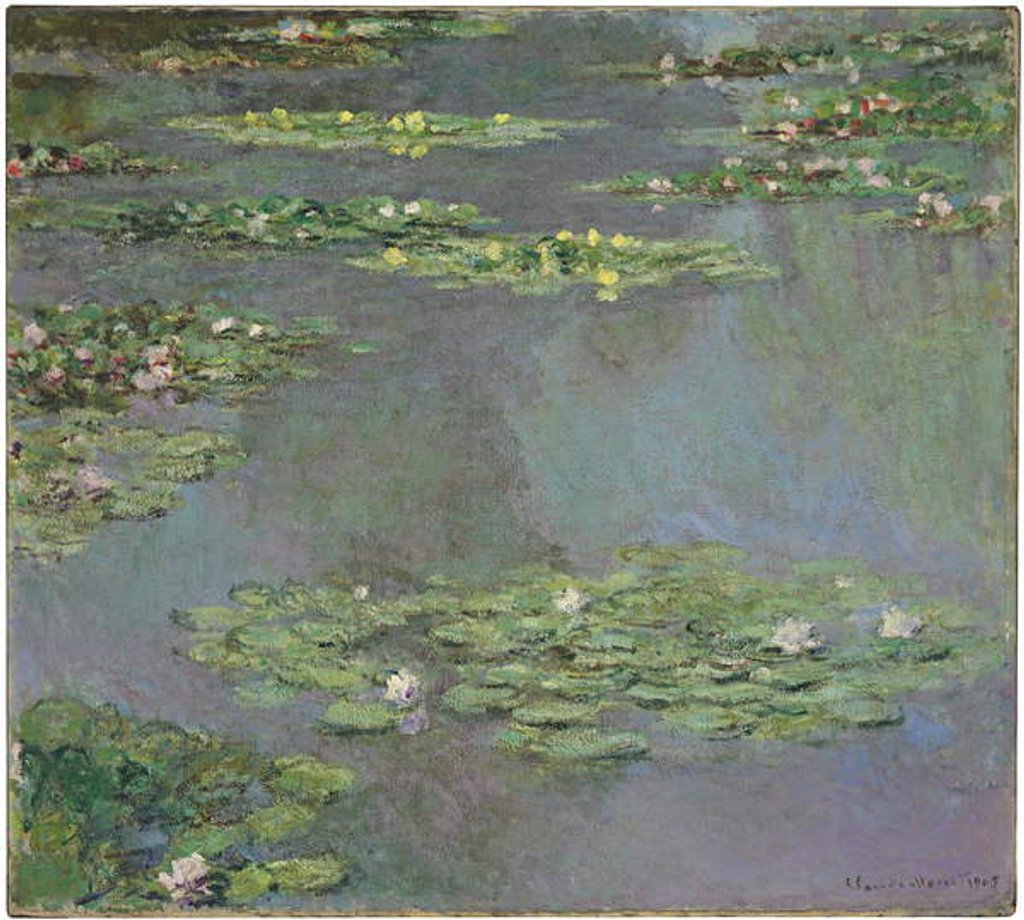 Detail of Water Lilies, 1905 by Claude Monet