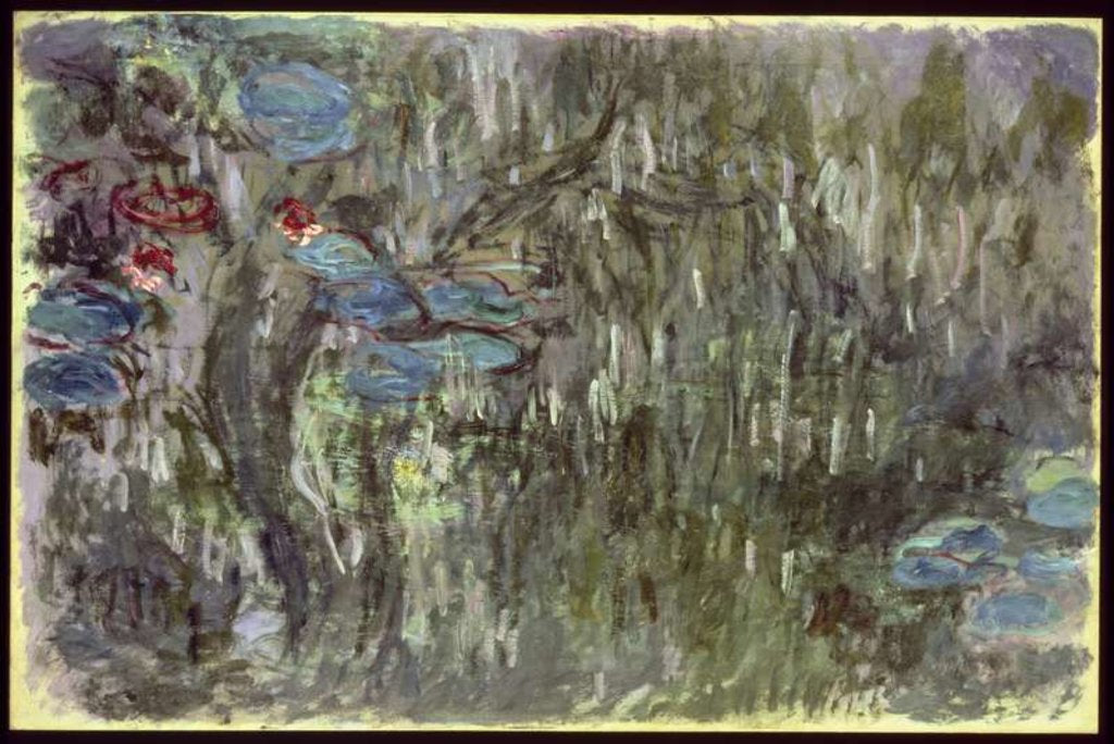 Detail of Waterlilies with Reflections of Willows, c.1920 by Claude Monet