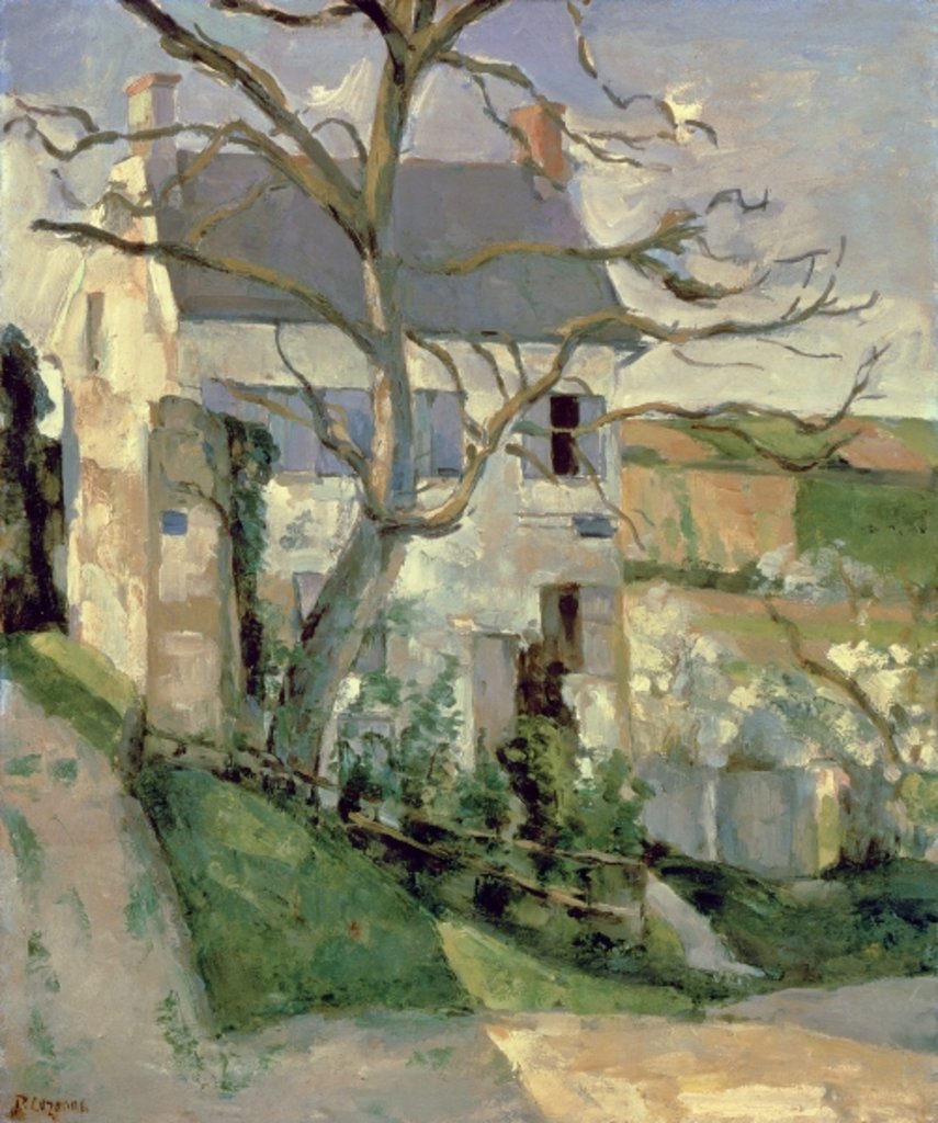 Detail of The House and the Tree, c.1873-74 by Paul Cezanne