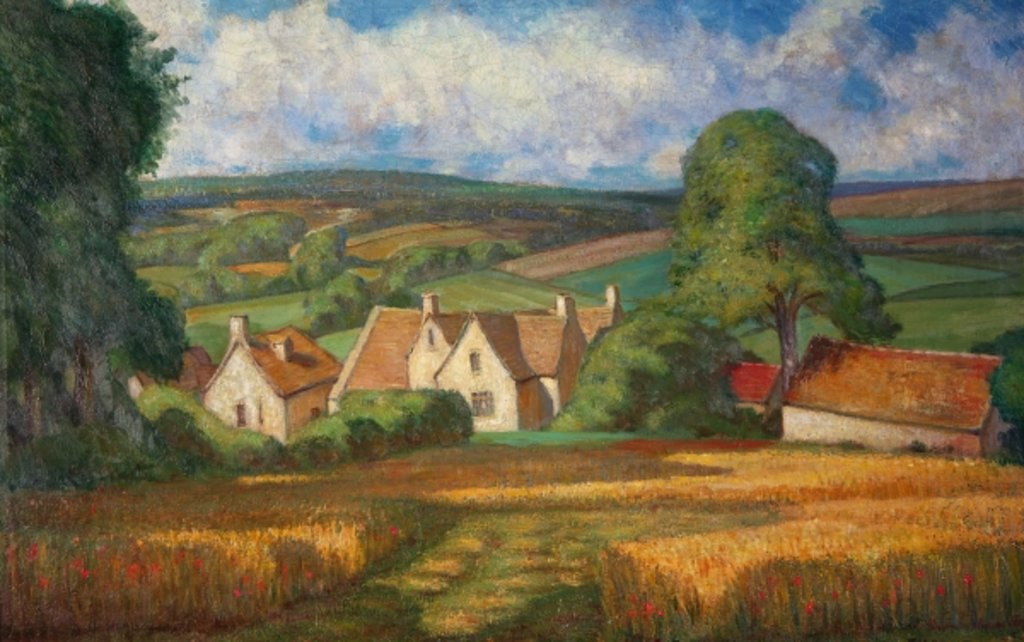 Detail of Hill Farm, Painswick by Alfred Thornton