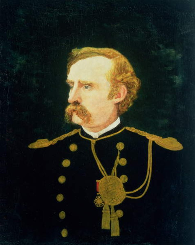 Detail of General George Armstrong Custer by Henry H. Cross