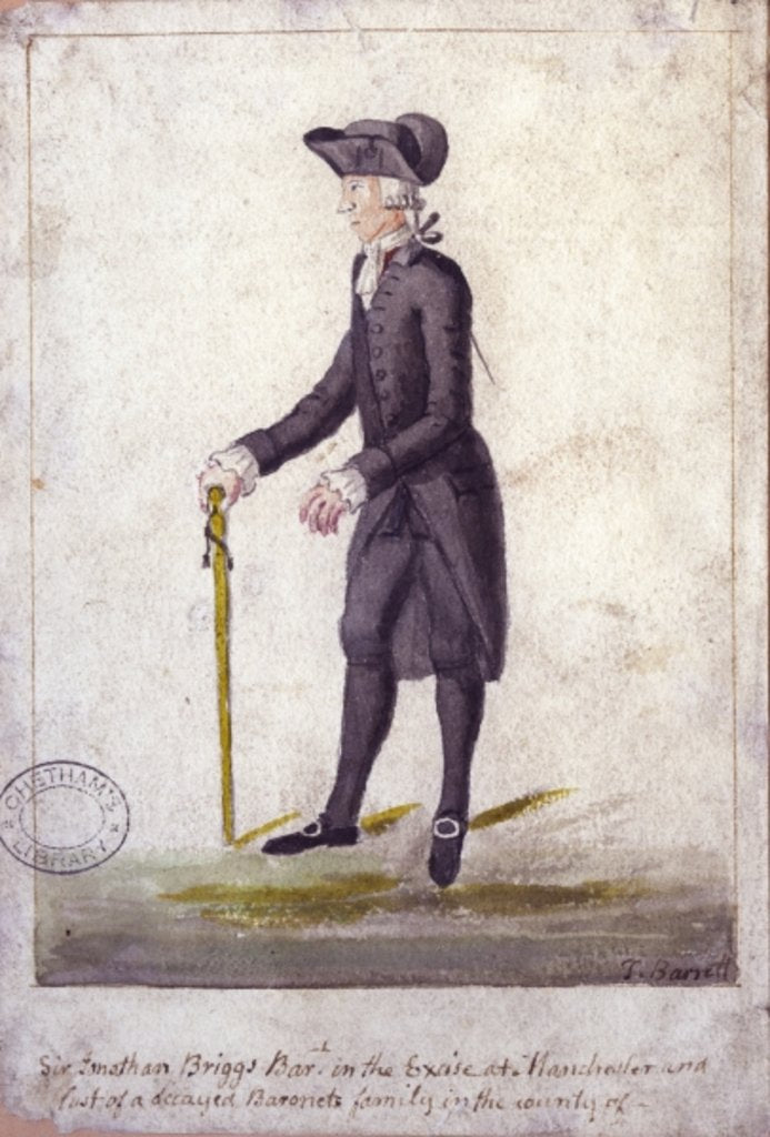 Detail of Sir Jonathan Briggs by Thomas Barritt