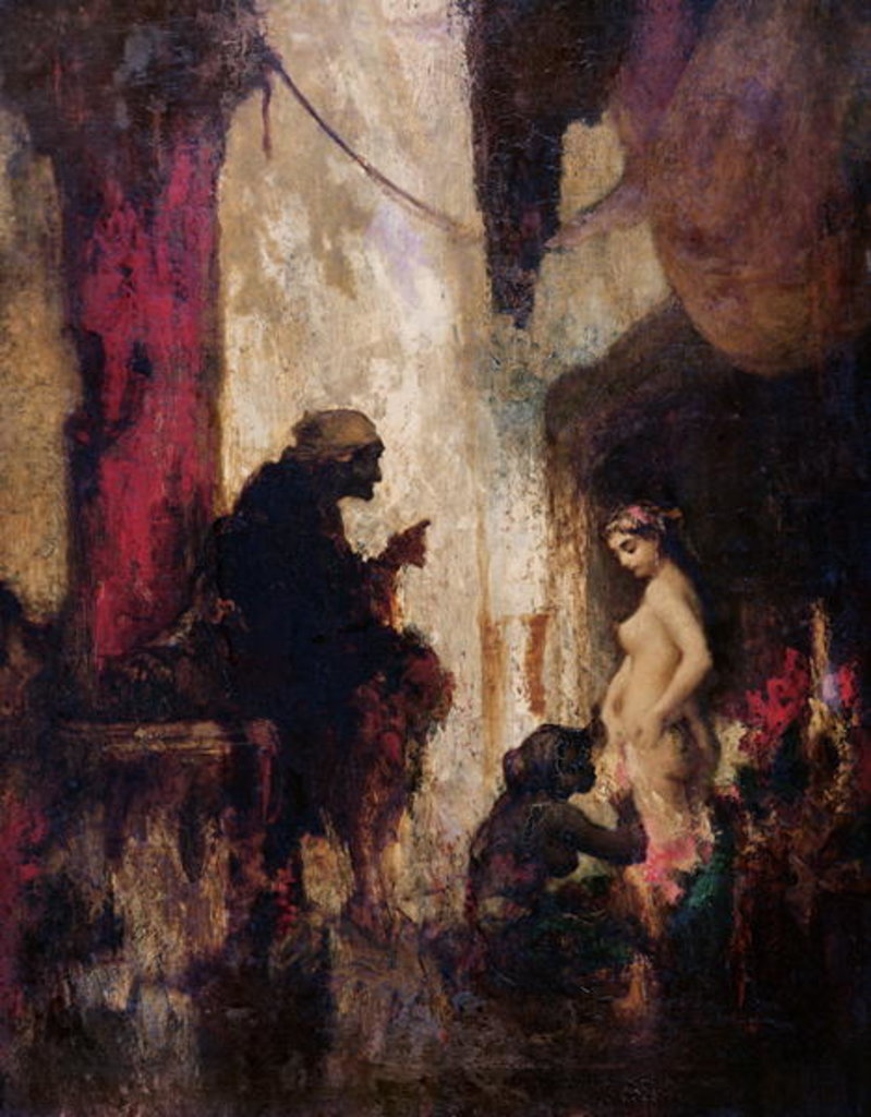 Detail of Preparations for the Witches' Sabbath, 1st half of 19th century by French School