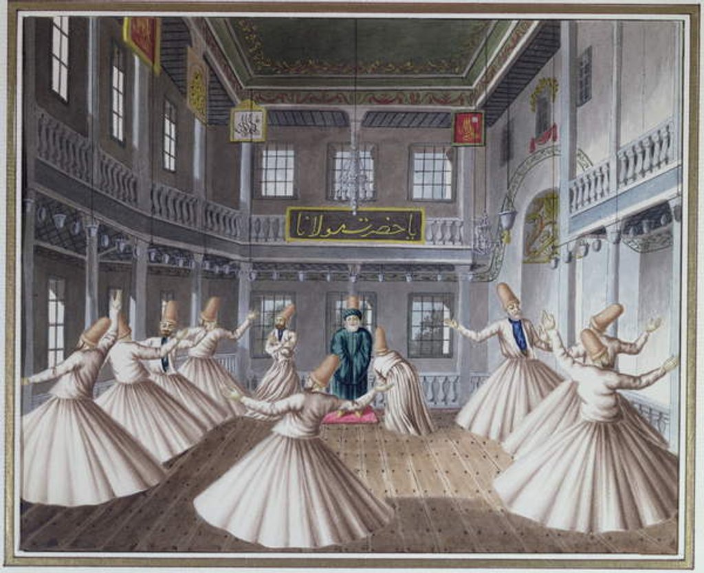 Detail of Whirling Dervishes by European School