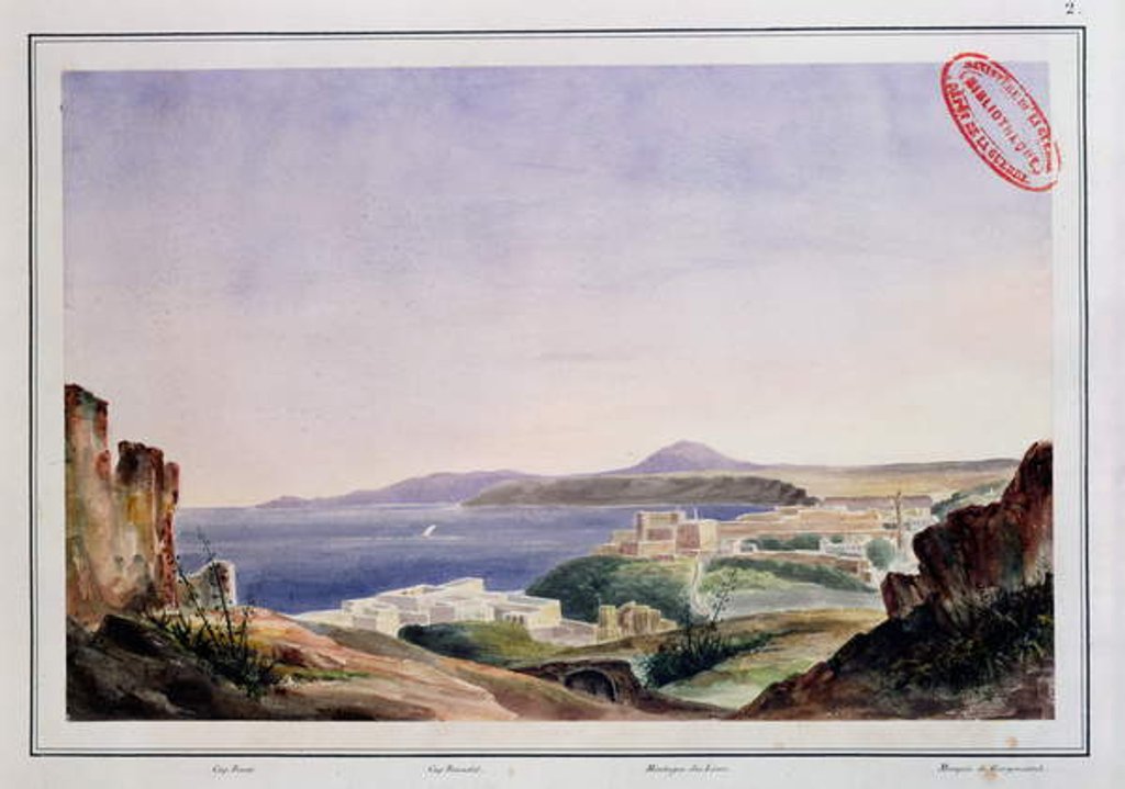 Detail of View of Oran from the Old Kasbah, c.1830 by French School