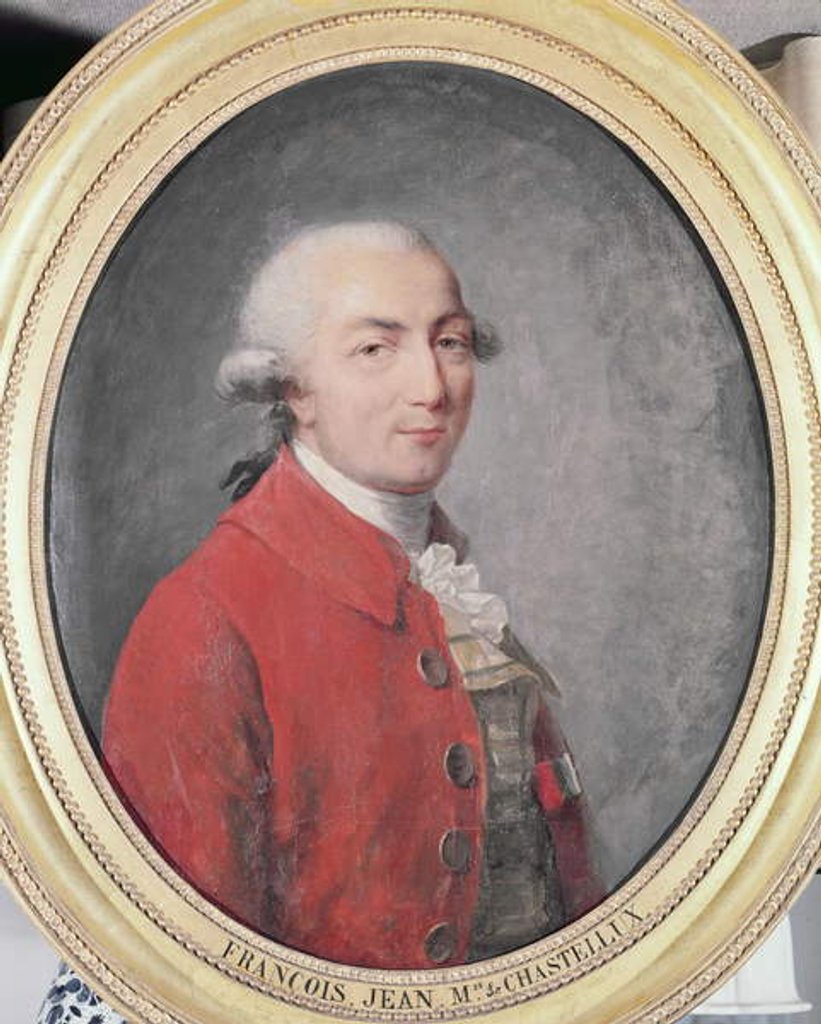Detail of Francois-Jean de Beauvoir, Marquis de Chastellux by French School