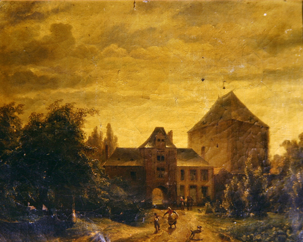 Detail of Le Chateau d'Illiers by French School