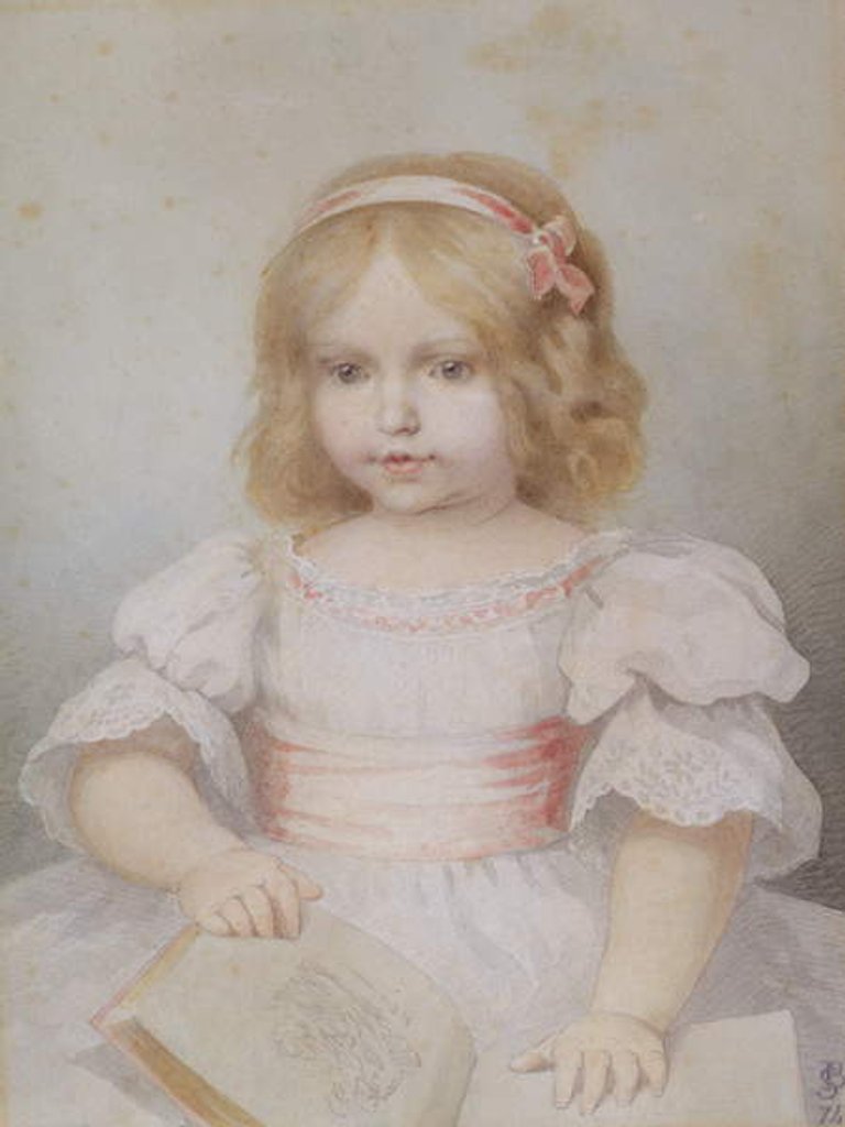 Detail of Colette, aged 18 months, 1875 by Henri Baron