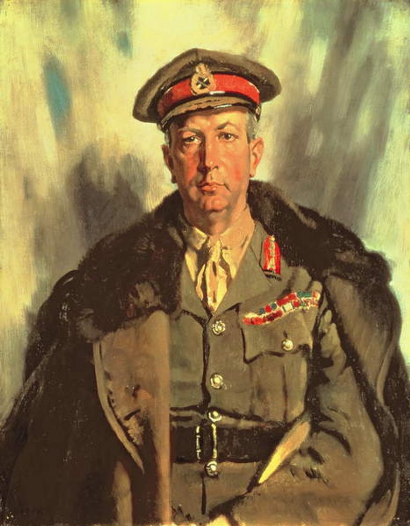 Detail of Lieutenant-General Sir A.W. Currie c.1918 by William Orpen