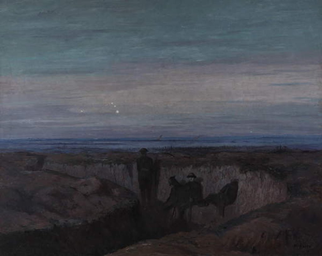 Detail of Dawn on the Ouse Trench, 1918 by Maurice Galbraith Cullen
