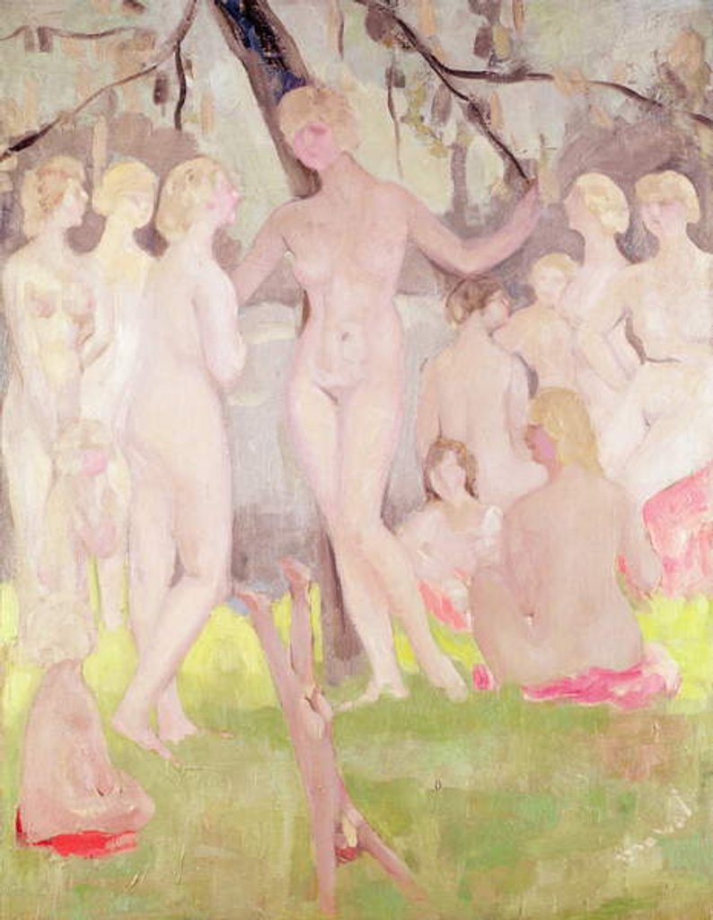 Detail of The Bathers by Jacqueline Marval